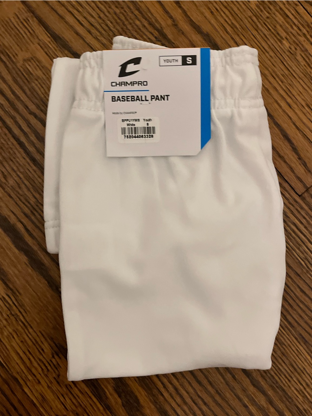 NWT Champro Youth Baseball Pants in White